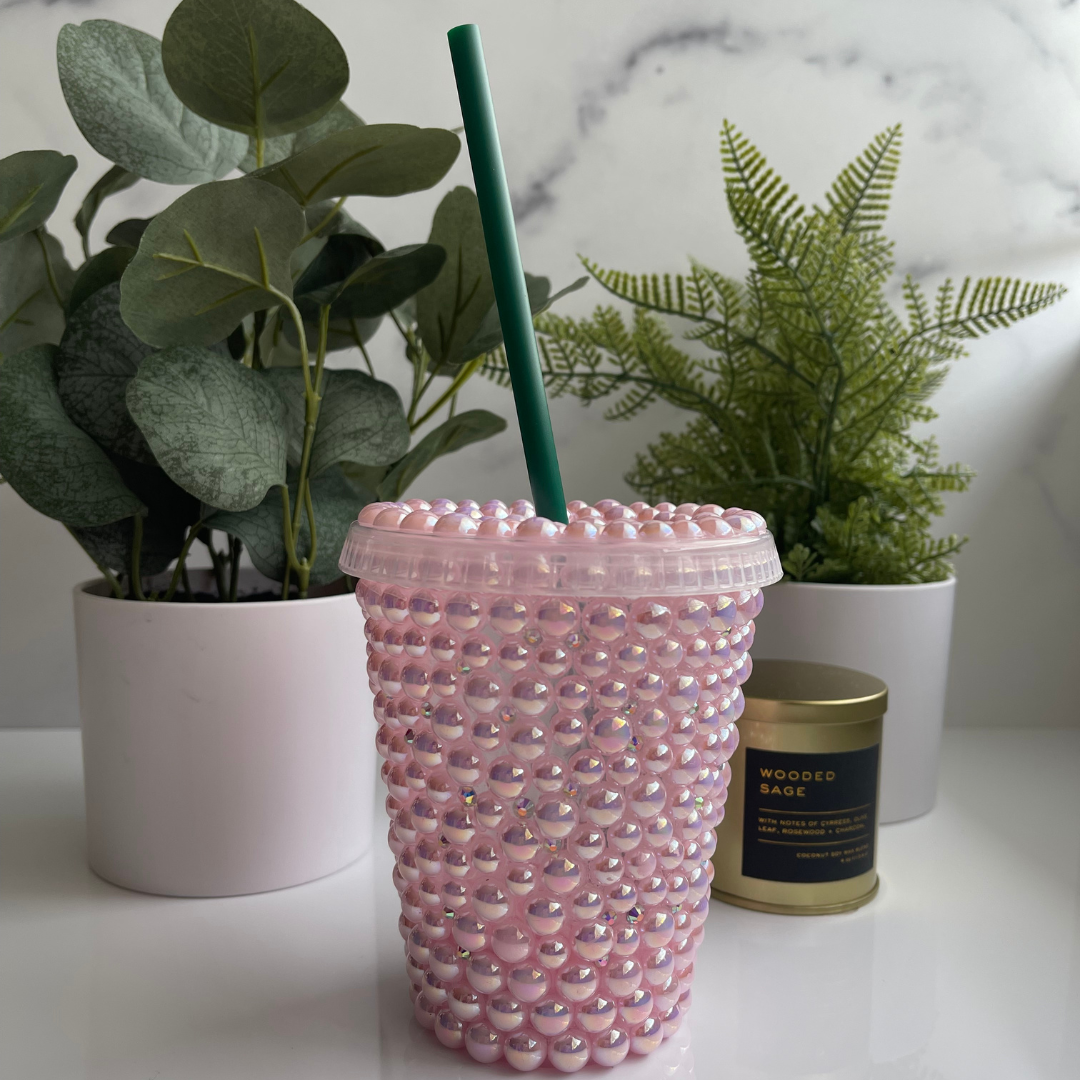 Mini Baby Pink Pearl Tumbler