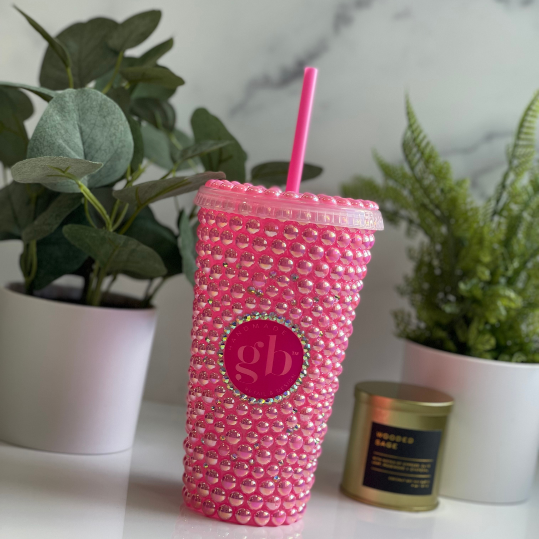 Girl Buy Pink Pearl Tumbler
