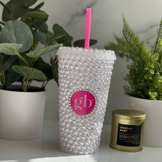 Girl Buy White Pearl Tumbler