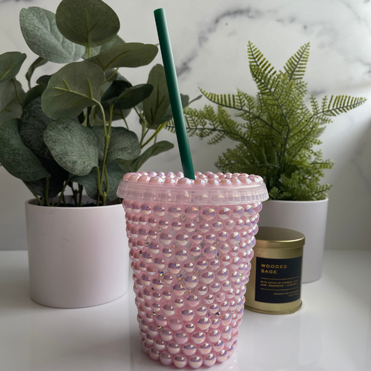 Mini Baby Pink Pearl Tumbler